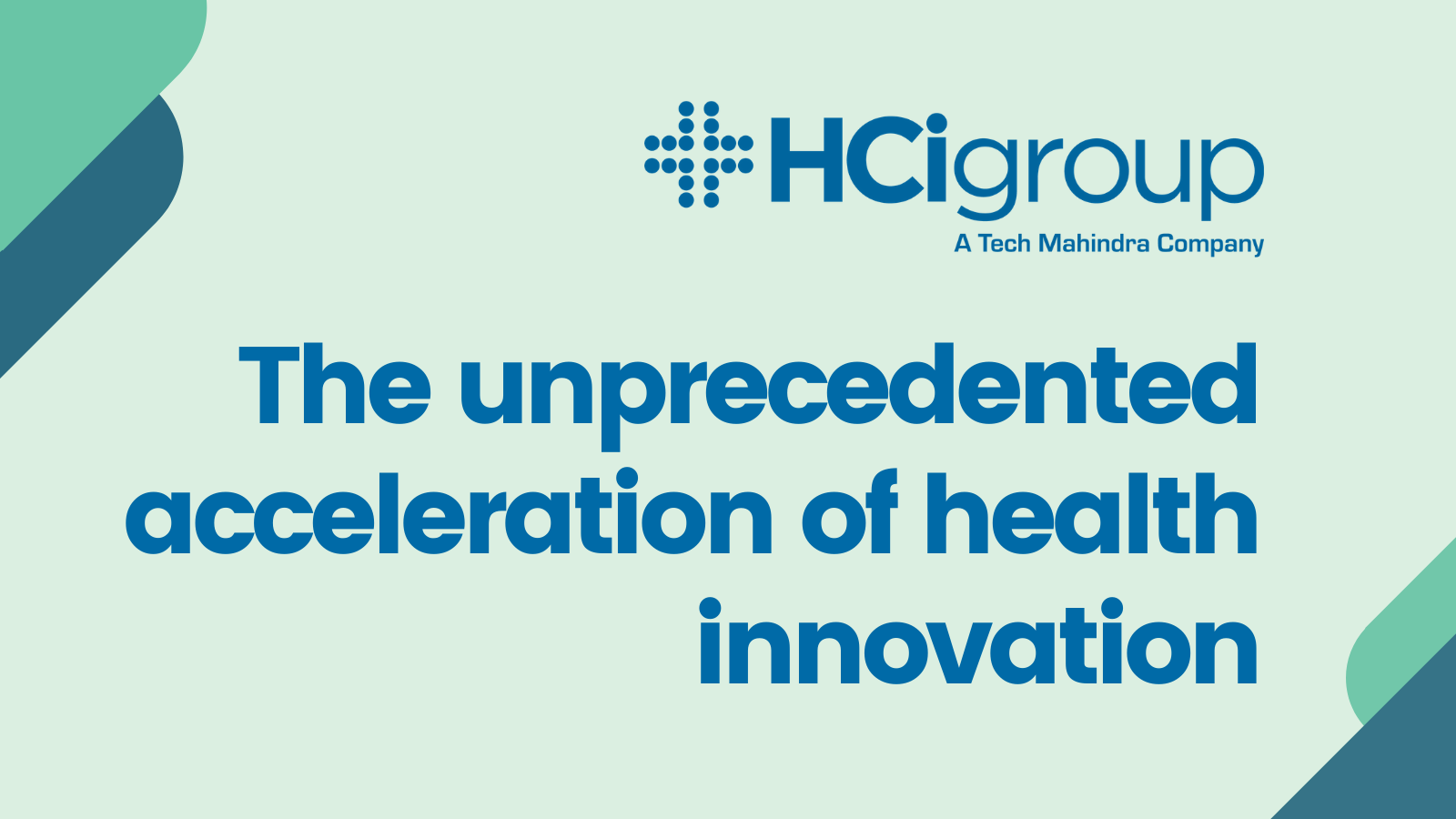 The unprecedented acceleration of health innovation